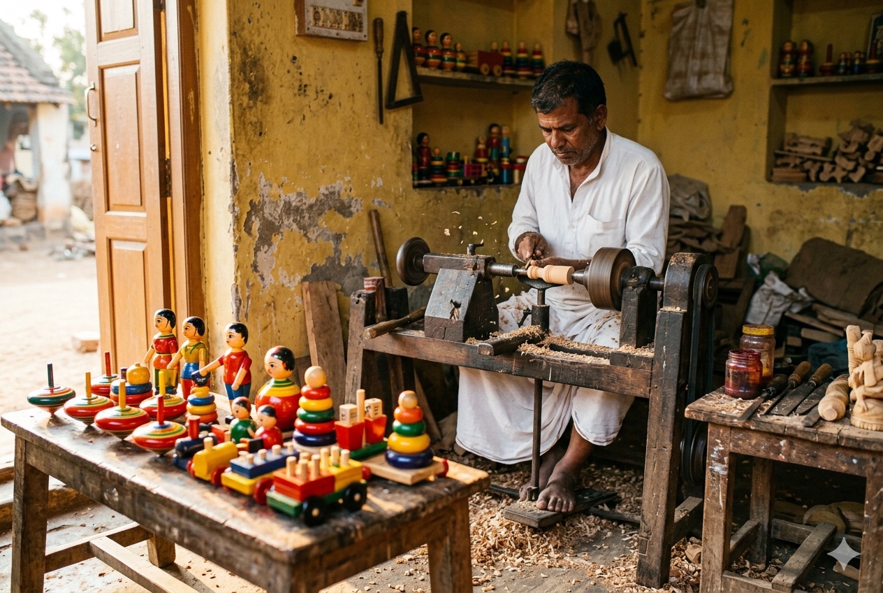 Bidiraka & Co. — Channapatna lacquered toys